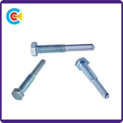 DIN/ANSI/BS/JIS Carbon-Steel/Stainless-Steel 4.8/8.8/10.9 Galvanized Non-Standard Six-Lobe Pin Screw for Building
