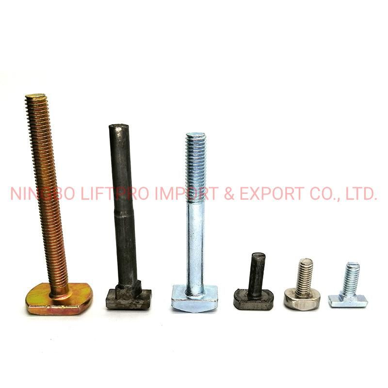 Stainless Steel 304 316 Awwa C111/A21.11 Mj T-Bolt with Nut, Washer, Carbon Steel. A242