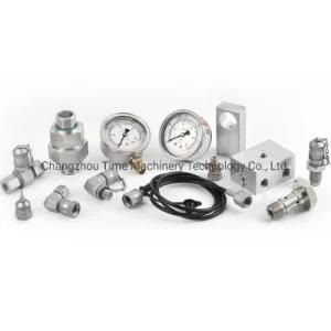 Hose Adaptors with Orfs Flat Face Male Thread Fitting Hydraulic Test System