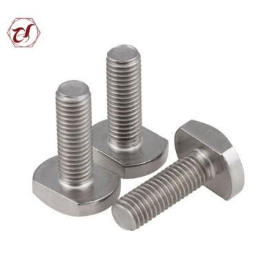 Full Thread Hammer Bolts A2 T Head Bolt A4 T Head Bolt 304 T Head Bolt 316 T Head Bolt