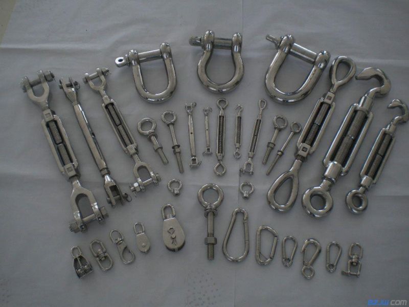 Stainless Steel 304/316 European Type Jaw & Jaw Rigging Screw