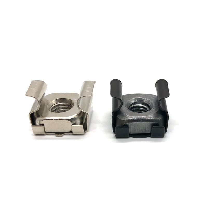 Square Weld Cabinet Cage Nut. Square Cage Nut. Carbon Steel. Black Finish