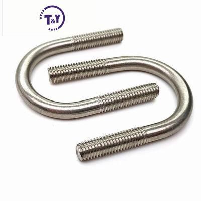 316 Stainless Steel Galvanized Trailer Long Square Bend U Bolts