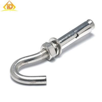 M6 M8 M10 M12 M14 M16 M18 M20 Ground Wall Concrete SUS304 Brass Steel Nickel Plated Expansion J Hook L I Type Eye Sleeve Anchor Bolt