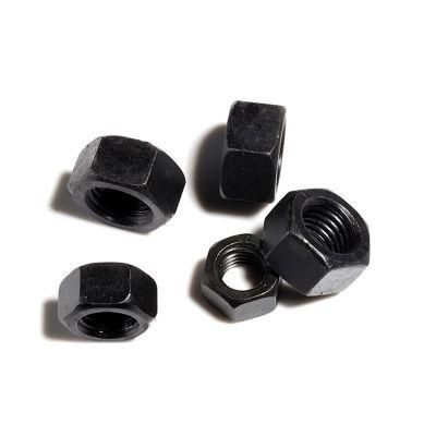 Factory Price for High Strength M8 DIN934 Plain/Black Oxide Carbon Steel Hex Hexagon Nut