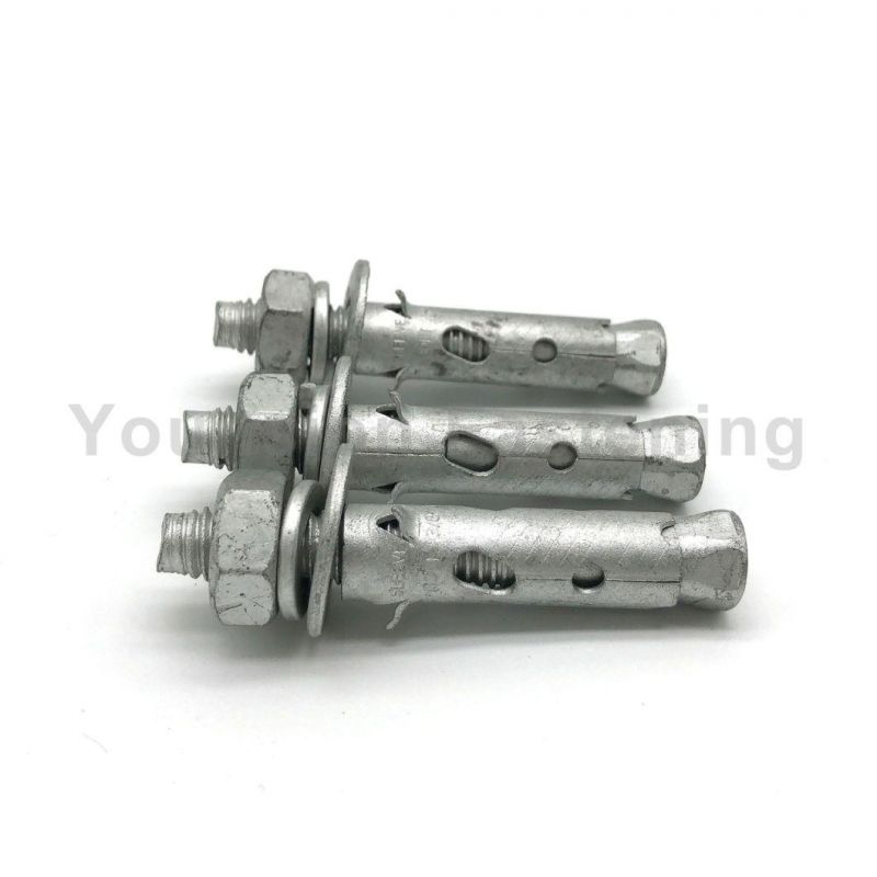 Bsw 3/16 1/4 5/16 3/8 1/2 Dac Anti Skid Shark Fin Sleeve Anchor