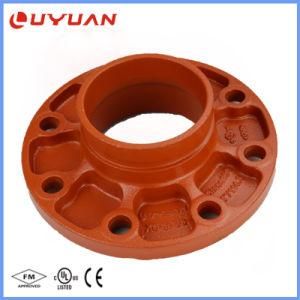 Ductile Iron Grooved Fitting Flange Adaptor with FM/UL Approved