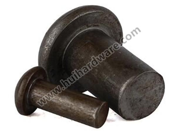 Flat Head Solid Steel Rivets Brake Lining Rivets M6 M8