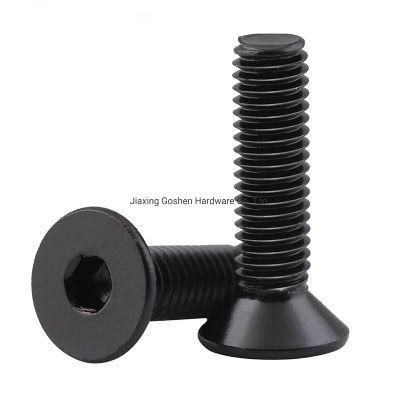 Black Stainless Steel Hex Socket Countersunk Head Screws