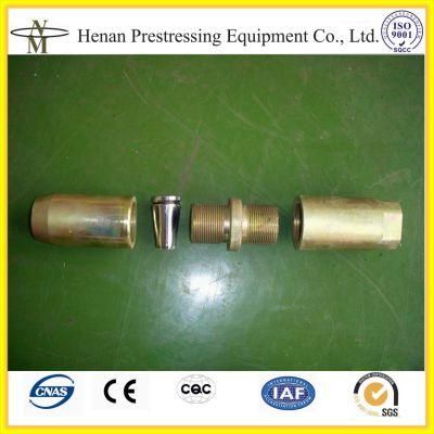 Cnm 12.7mm Single Hole Prestressed Anchor Connector for Prestressed Strand