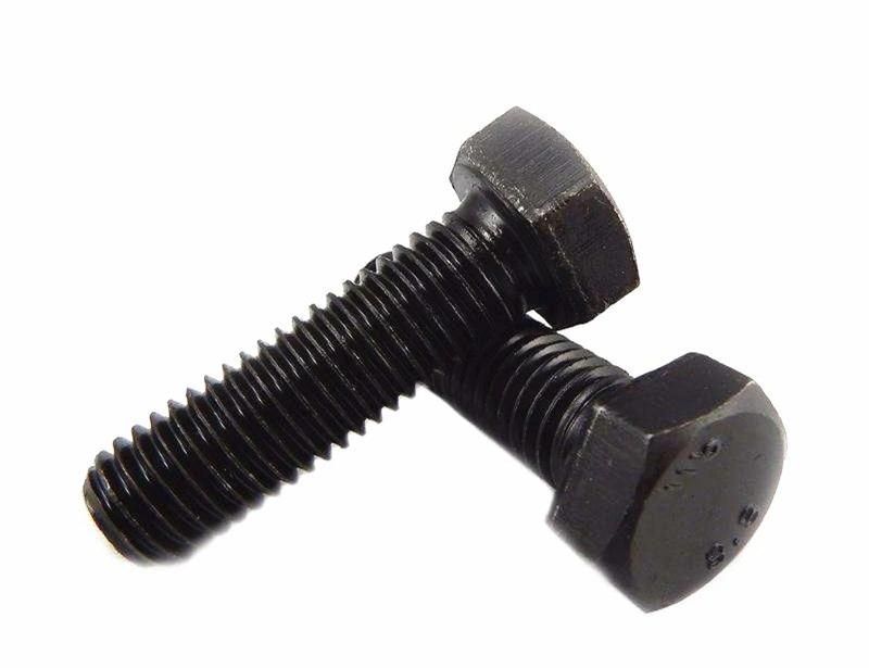 Black Color Hexagon Bolt Hex Head Bolt Round Square Neck Bolt