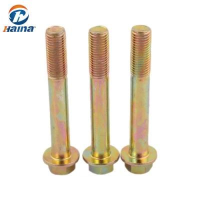 Zinc Plated DIN6921 Without Serrated Hex Flange Bolt