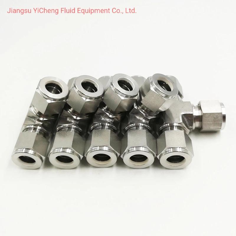 Tube Fittings & Pipe Fittings, 316 Ss Tees Unions, Hydraulic Tube Fittings, Can Combination with Swagelok