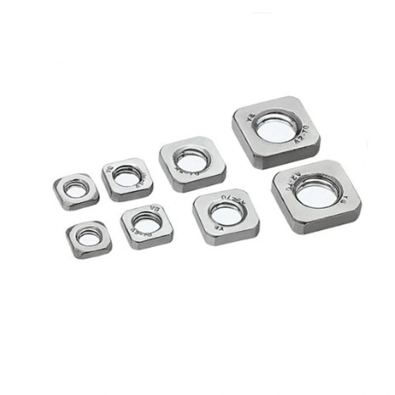Manufacturer Wholesale Bolts and Nuts Grade 8.8 DIN562 Hot DIP Galvanized Square Nut M8 Stainless Steel