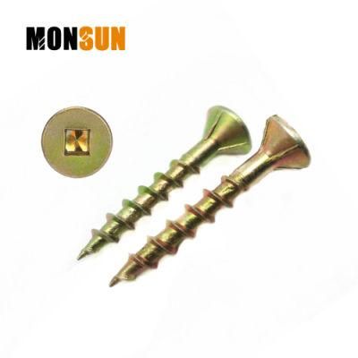 Square Drive Countersunk Head with Nibs Particle Board Screw