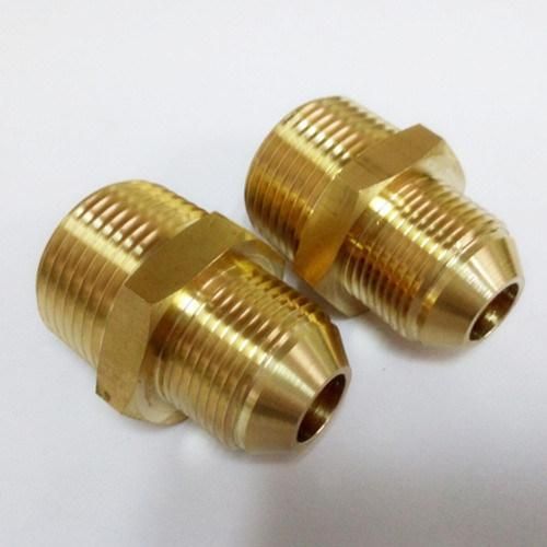Brass Half Union 3/4′′ NPT Thread Grease Male Connection Nipple
