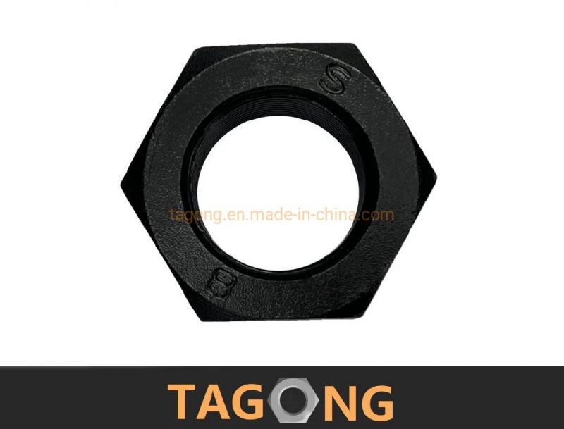 Black M33 Class8 High Strength Nuts Heavy Nuts DIN 555