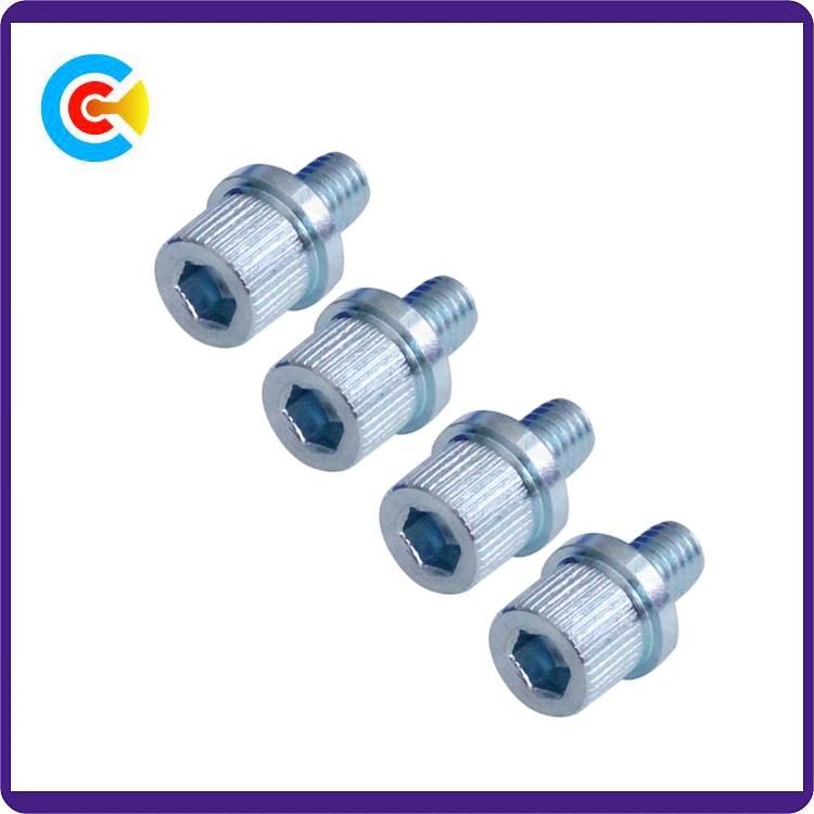 DIN/ANSI/BS/JIS Carbon-Steel/Stainless-Steel Inner Hexagon Knurled with Screws for Building Railway