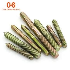 Double End Screws Hanger Bolts Double Threaded Self Tapping Wood Screw