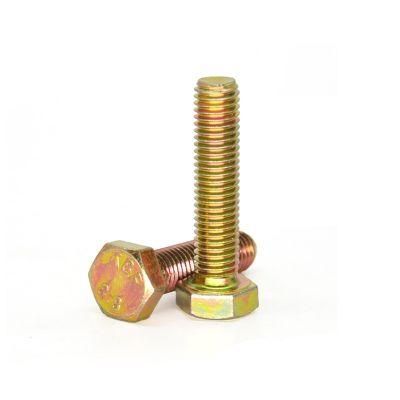 Vendor in China Yellow Zinc Hex Head Bolt
