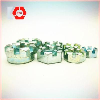 DIN935 Hexagon Slotted and Castle Nuts Zinc