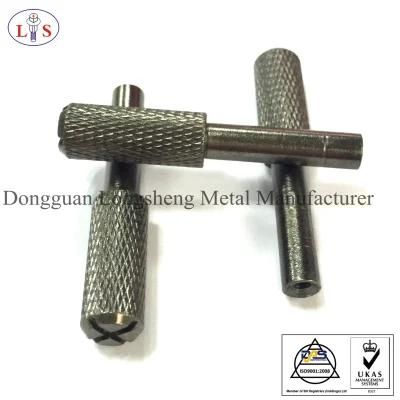 Round Head Cross Recess Bolt with Knurling