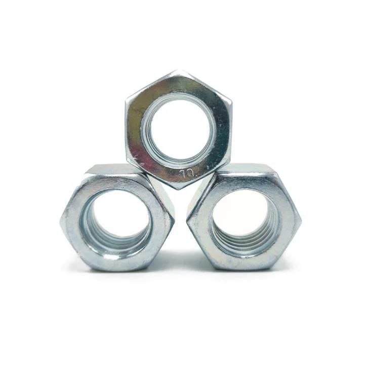 Unc Thread Galvanized Steel Black Oxide Hex Nut DIN934