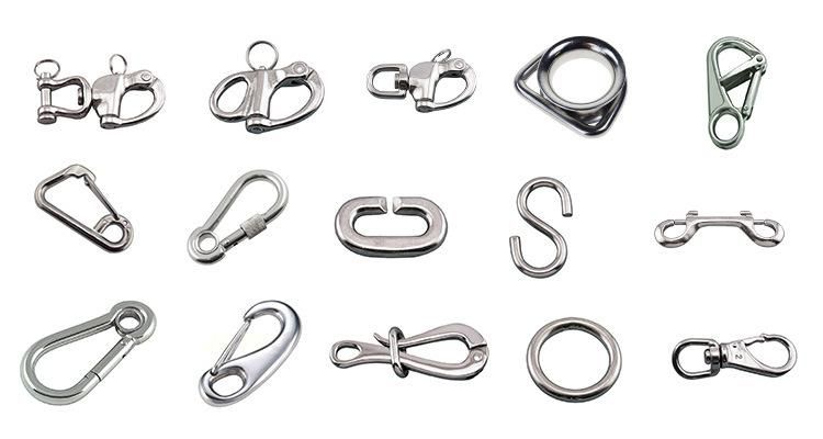 Ss 304 316 Stainless Steel Spring Snap Hook