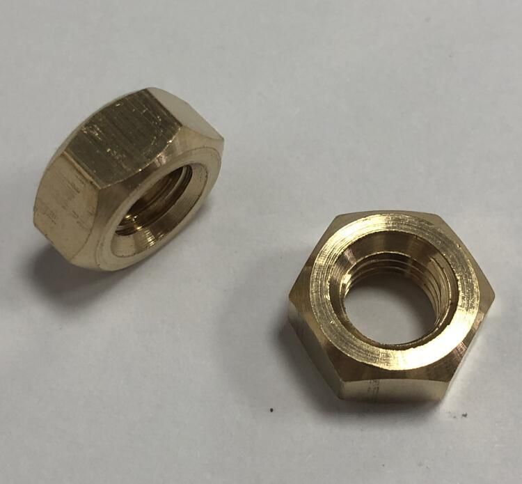 DIN934 ASTM 18.2.2 Hex Nut Brass
