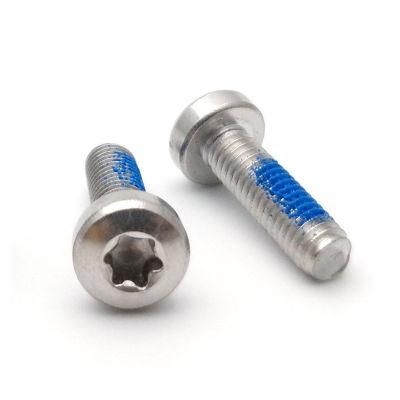 A2 Stainless Steel ISO 14583 6-Lobe Torx Pan Head Screws with Nylon Patch