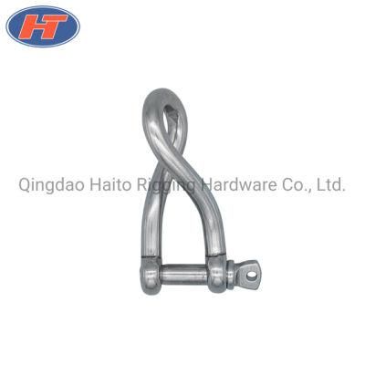 Commercial Standards Stainless Steel 304 / 316 Twisted Shackle with Best Selling Lifting