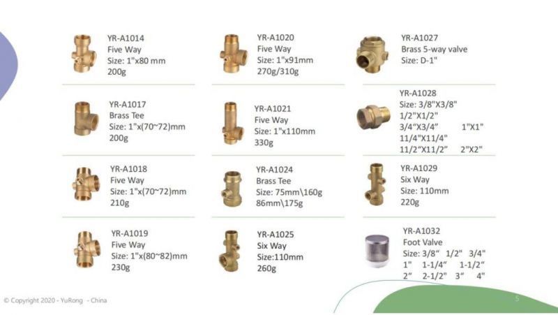 Five Way Connection/ 5 Way Check Valve