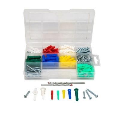 Self-Drill Plasterboard Fixing Plastic Nail Expansion Anchors Nylon Wall Plug Drywall Anchor