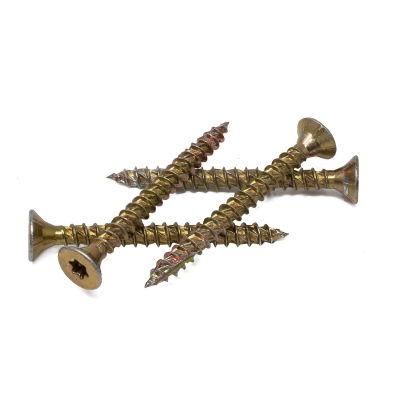 Chipboard Screws Double Flat Head (CSK) Torx 4 (6) Ribs Tpye17 Cutting Screws