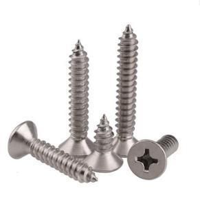 DIN 7982 SUS 201 304 Flat Head Countersunk Head Self Tapping Screw