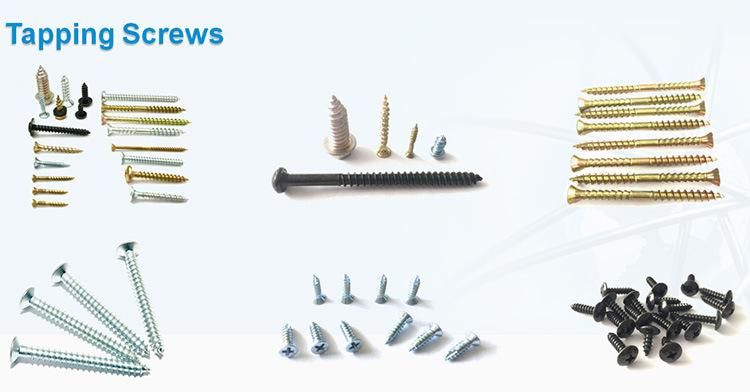 4.0X25mm Chipboard Screws Hardened Button Head Bright Zinc Plated Full Threaded Chipboard Screw