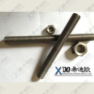 Alloy 800. Alloy825. Alloy925. Alloy625 Stainless Steel Fasteners Thread Rod and Nut