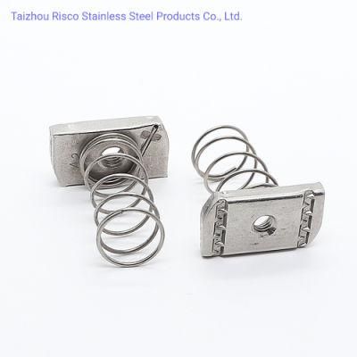 A2-70 A4-70/80 SS304/316/201 Chinese Manufacturer Fastener Spring Nut
