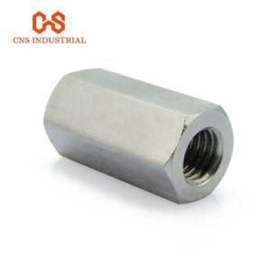 High Strength Steel Black and Zinc Plated Hex Long Nut DIN6334