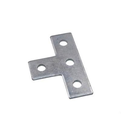Hot-DIP Galvanized C-Beam Fittings Four-Hole Fasteners Flat Joints Anti Seismic Bracing Accessories