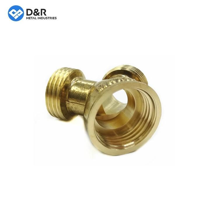 3 Ways Y Connector Geka Coupling Male and Female Fitting 3/4 Inch