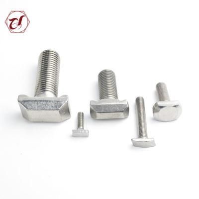 A2-70 Common Bolt Square T Head Hammer Bolt/A4-70 Hammer Bolt/SS316 Square Head Bolt