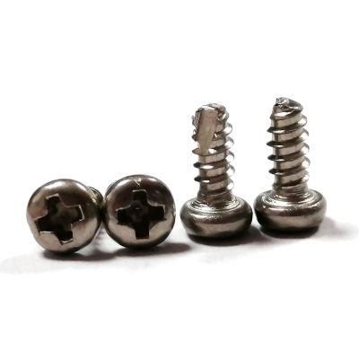 Carbon Steel Nickel-Plated Pan Head Phillips Cut Tail Self Tapping Screw