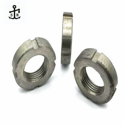 DIN 1804 Slotted Round Nuts for Hook Spanner, ISO Metric Fine Thread