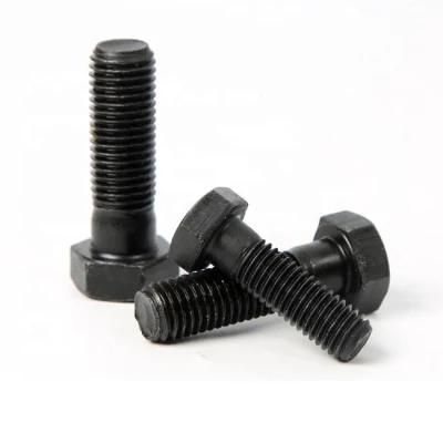 Grade 8.8 Carbon Steel M18 M20 Oxide Black Hex Head Bolt