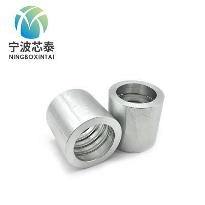 Stainless Steel Crimp Hose Ferrules 00400 Interlock Ferrule for DIN 20023 4sh. R12 Hose