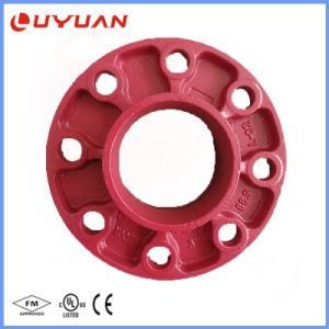 UL/FM Approved Ductile Iron Grooved Pipe Fitting 6&quot; Groove Flange