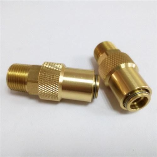 Precision Brass Hydraulic Hose Fitting for Injection Mold Parts
