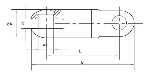 Portable Electrical Wire Rope Swivel Connector Articulated Swivel Joint