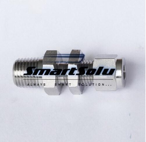 Bulkhead Male Connector, Compression Tube Fitting, Bulkhead